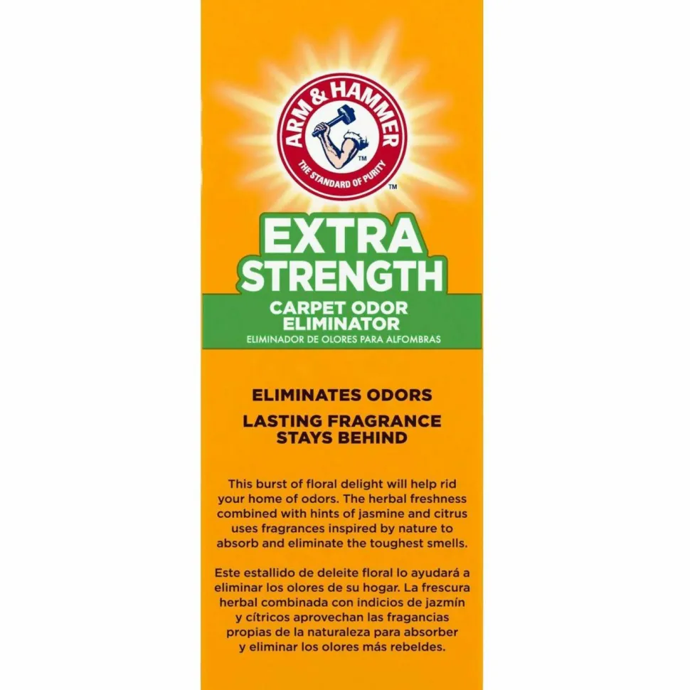 Arm & Hammer Extra-Strength Carpet Odor Eliminator, Original Scent, 30 Oz Box, Case Of 6