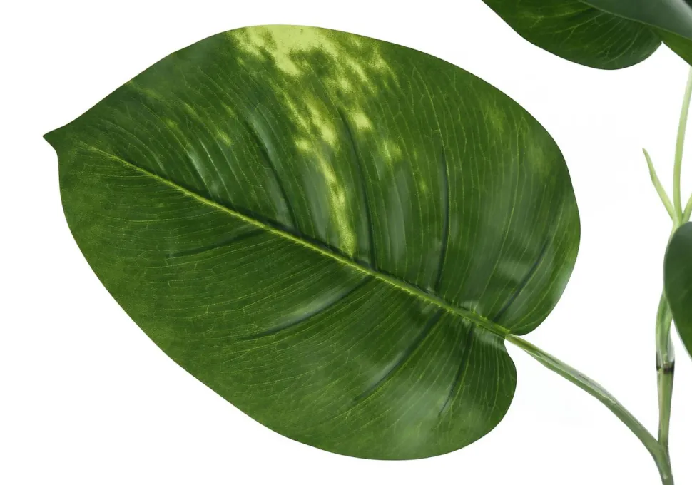 Artificial Plant, 54" Tall, Dieffenbachia Tree, Indoor, Faux, Fake, Floor, Greenery, Potted, Real Touch, Decorative, Green Leaves, Black Pot