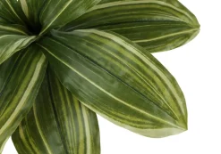 Artificial Plant, 17" Tall, Dracaena, Indoor, Faux, Fake, Table, Greenery, Potted, Real Touch, Decorative, Green Leaves, Black Pot