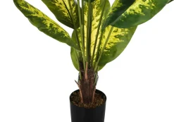Artificial Plant, 47" Tall, Evergreen Tree, Indoor, Faux, Fake, Floor, Greenery, Potted, Real Touch, Decorative, Green Leaves, Black Pot