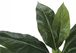 Artificial Plant, 42" Tall, Evergreen Tree, Indoor, Faux, Fake, Floor, Greenery, Potted, Decorative, Green Leaves, Black Pot