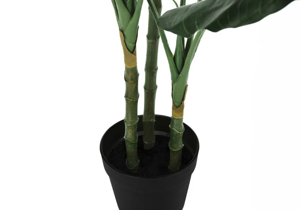 Artificial Plant, 42" Tall, Evergreen Tree, Indoor, Faux, Fake, Floor, Greenery, Potted, Decorative, Green Leaves, Black Pot