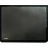 Artistic Desk Pad with Transparent Frost Lift-Top Overlay, Antimicrobial Product Protection, 22" x 17", Black