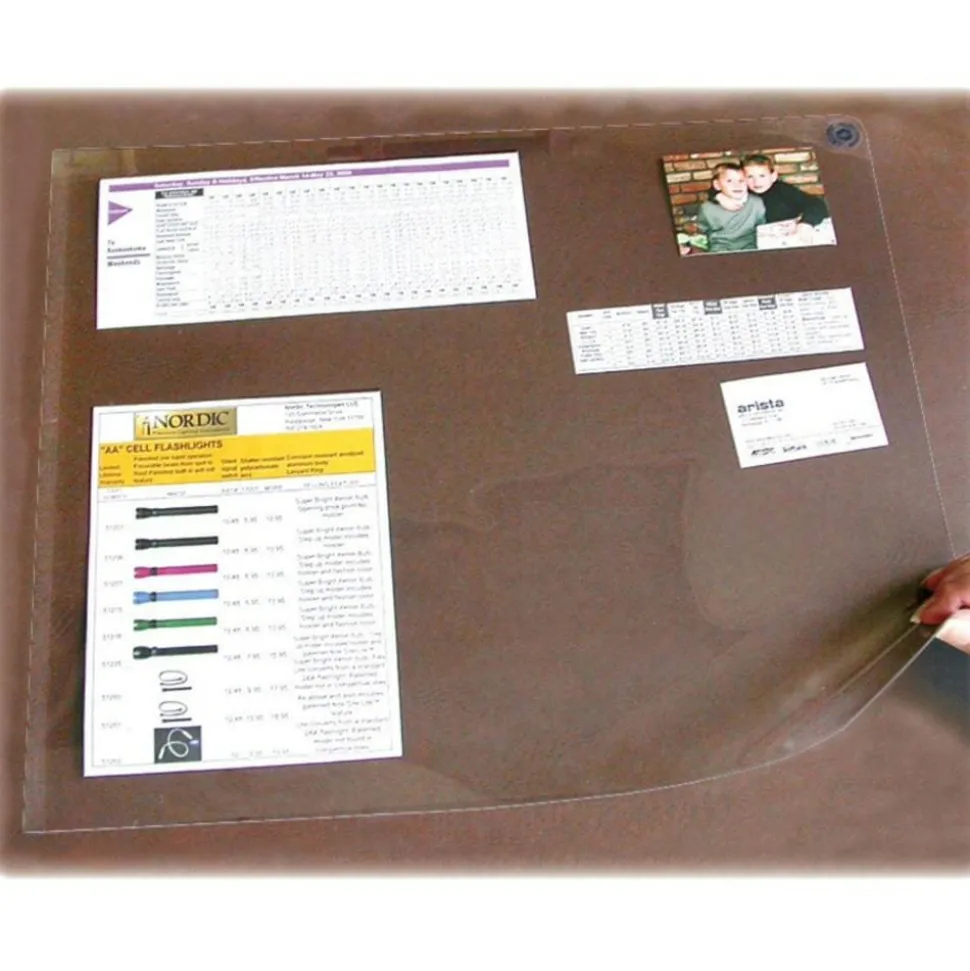 Artistic Desk Protector, 17" x 21", Clear