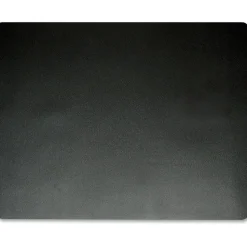 Artistic Eco-Black Desk Pad With Antimicrobial Protection, 19" H x 24" W, Black