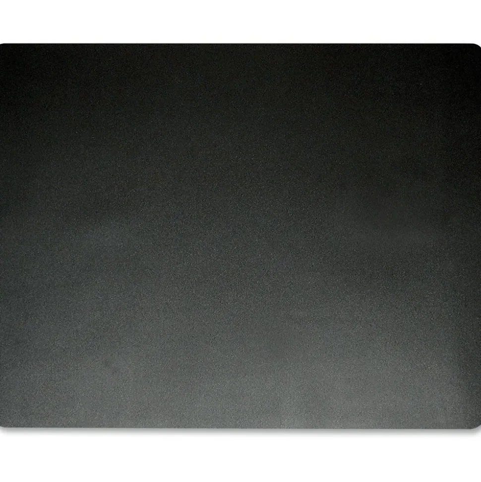 Artistic Eco-Black Desk Pad With Antimicrobial Protection, 19" H x 24" W, Black