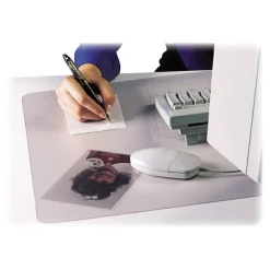 Artistic KrystalView Desk Pad With Antimicrobial Protection, 38" x 24", Clear