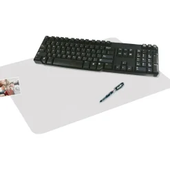 Artistic KrystalView Desk Pad With Antimicrobial Protection, 22