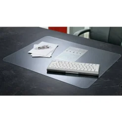 Artistic KrystalView Desk Pad With Antimicrobial Protection, 22