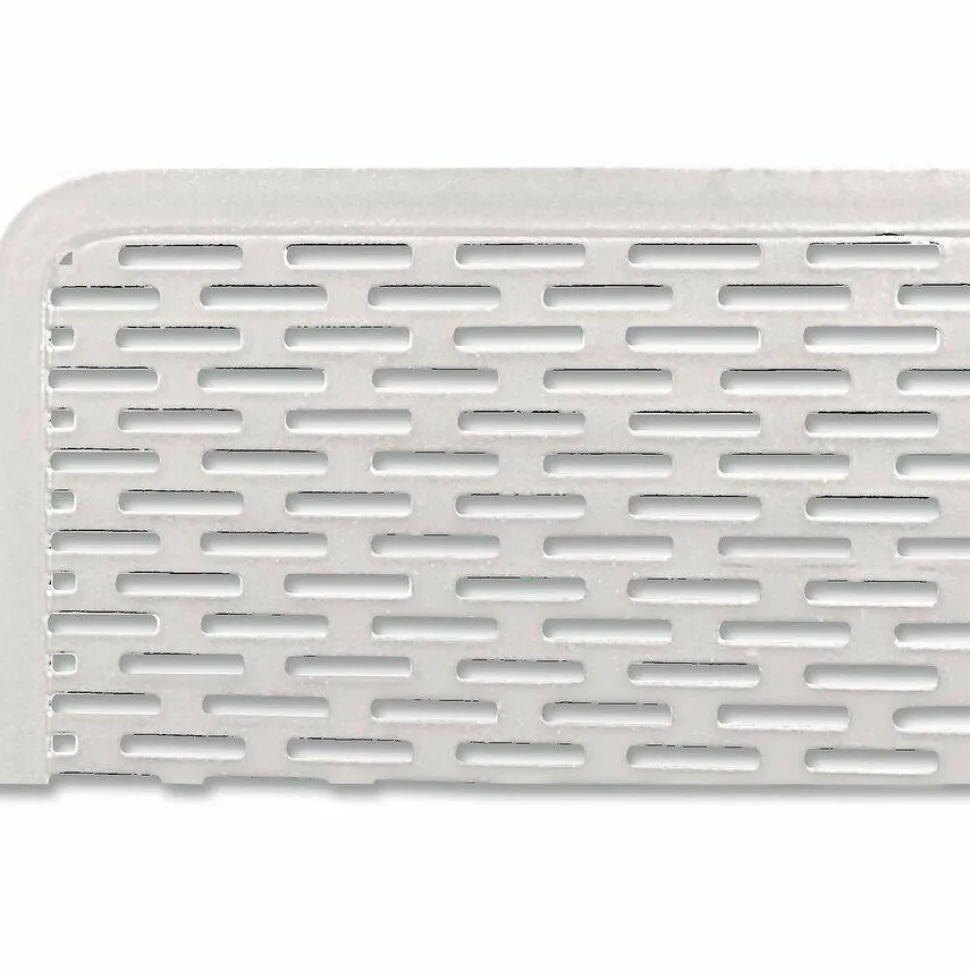 Artistic Urban Collection Punched Metal File Sorter, 3 Sections, Letter Size Files, 8" x 8" x 7.25", White