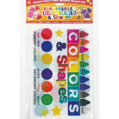 Ashley Colors & Shapes Bulletin Board Set