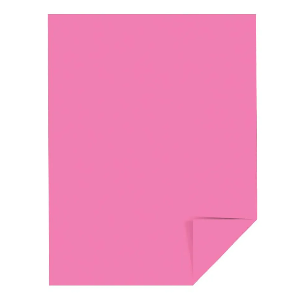 Astrobrights Color Card Stock, Pulsar Pink, Letter (8.5" x 11"), 65 Lb, Pack Of 250