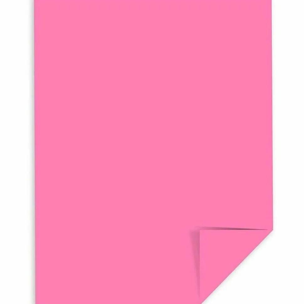 Astrobrights Color Card Stock, Pulsar Pink, Letter (8.5" x 11"), 65 Lb, Pack Of 250