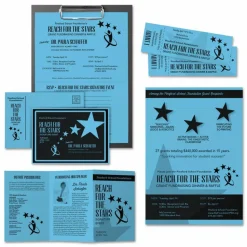 Astrobrights Color Card Stock, Lunar Blue, Letter (8.5