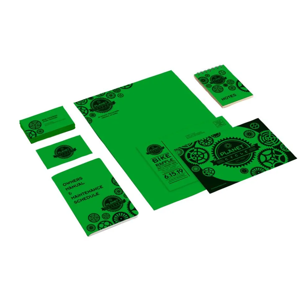 Astrobrights Color Card Stock, Gamma Green, Letter (8.5" x 11"), 65 Lb, 30% Recycled, FSC Certified, Pack Of 250