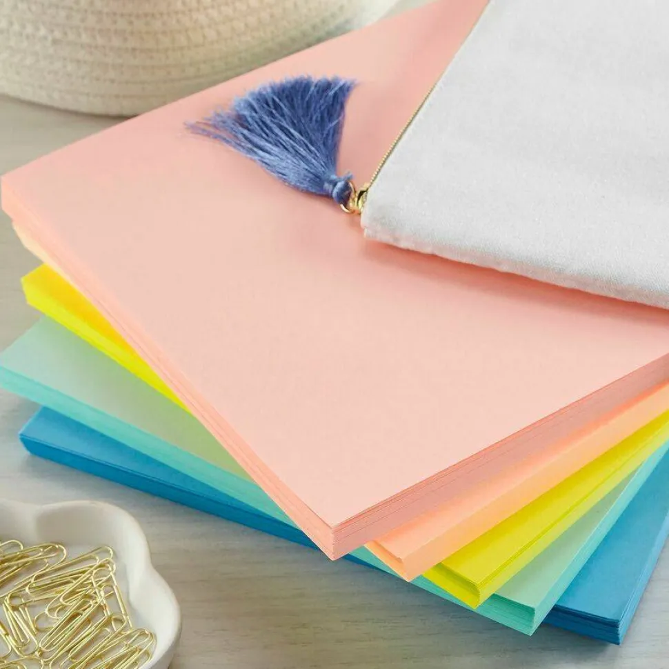 Astrobrights Color Card Stock, Assorted Colors, Letter (8.5" x 11"), 65 Lb, Pack Of 250