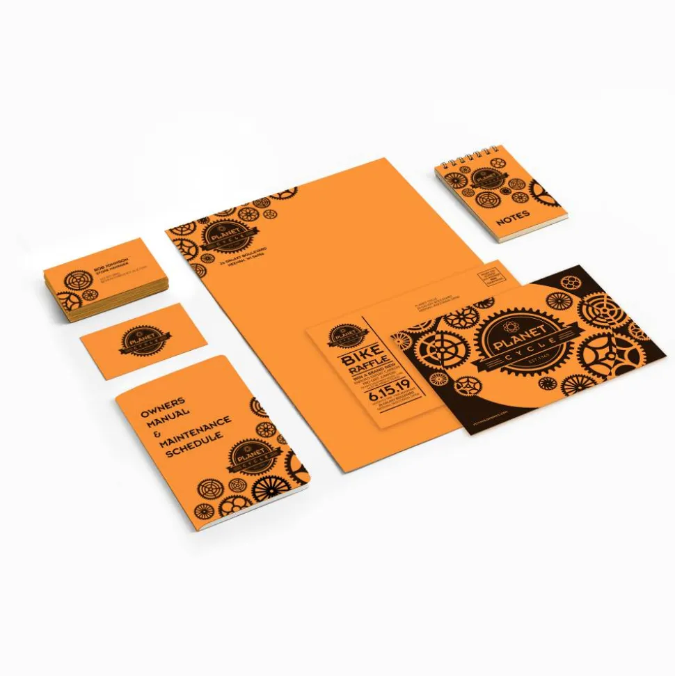 Astrobrights Color Card Stock, Cosmic Orange, Letter (8.5" x 11"), 65 Lb, Pack Of 250
