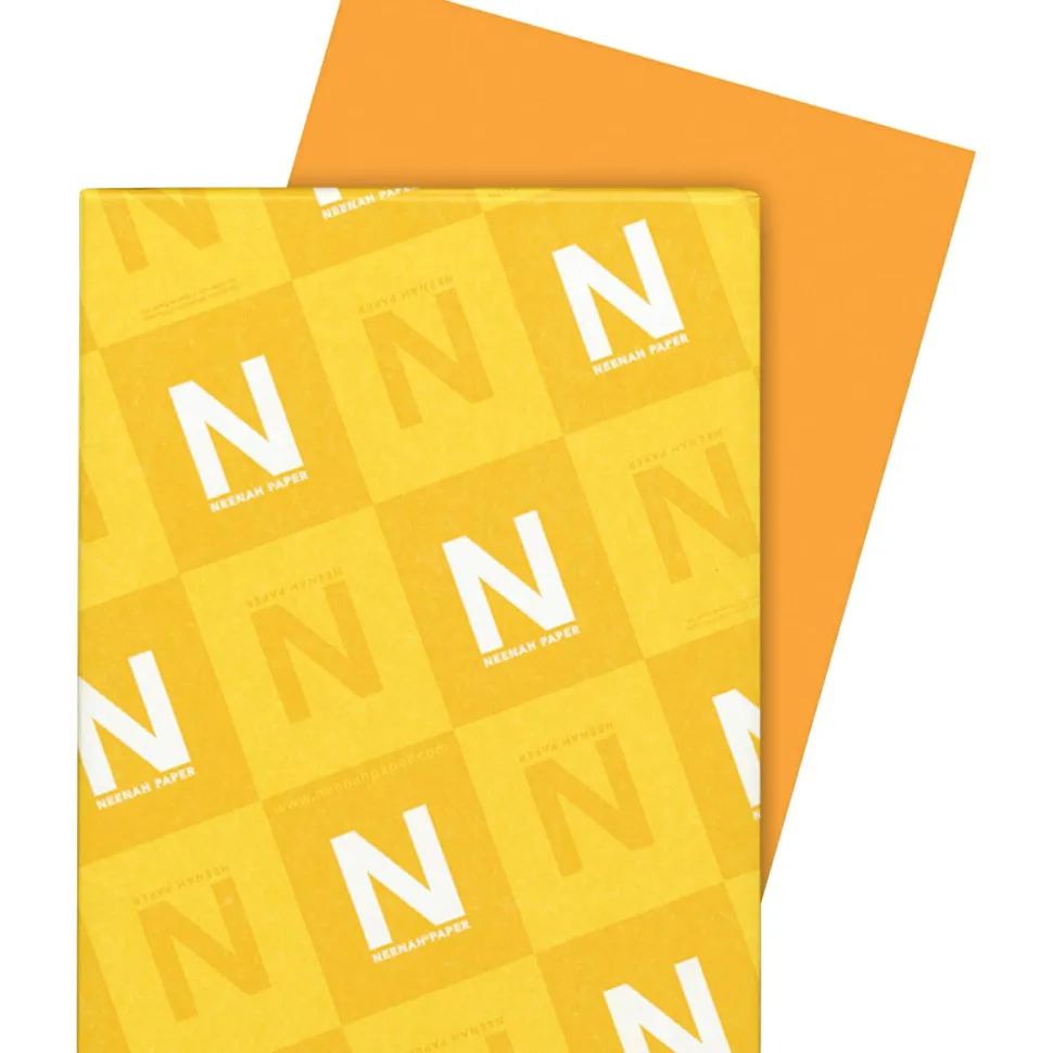 Astrobrights Color Card Stock, Cosmic Orange, Letter (8.5" x 11"), 65 Lb, Pack Of 250