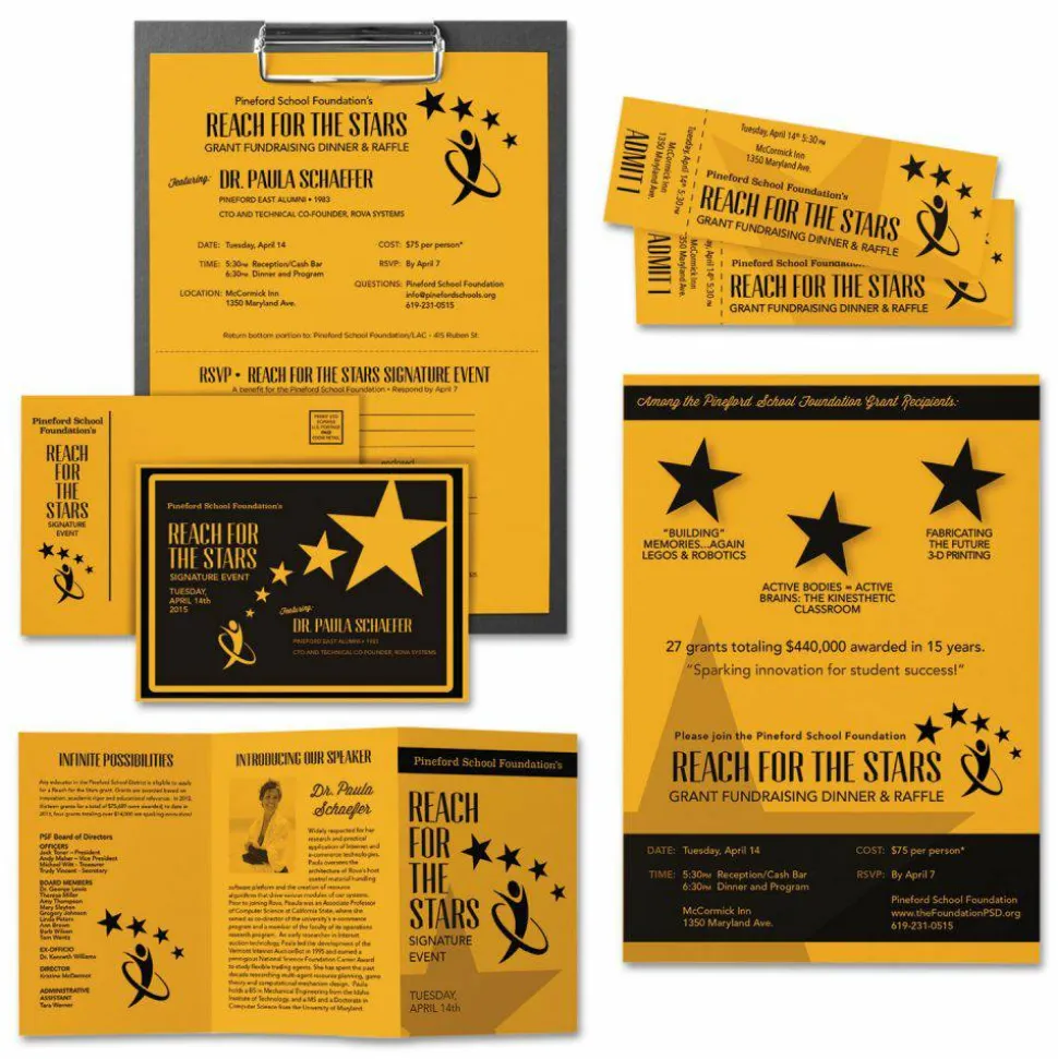 Astrobrights Color Card Stock, Gold, Letter (8.5" x 11"), 65 lb, Pack Of 250