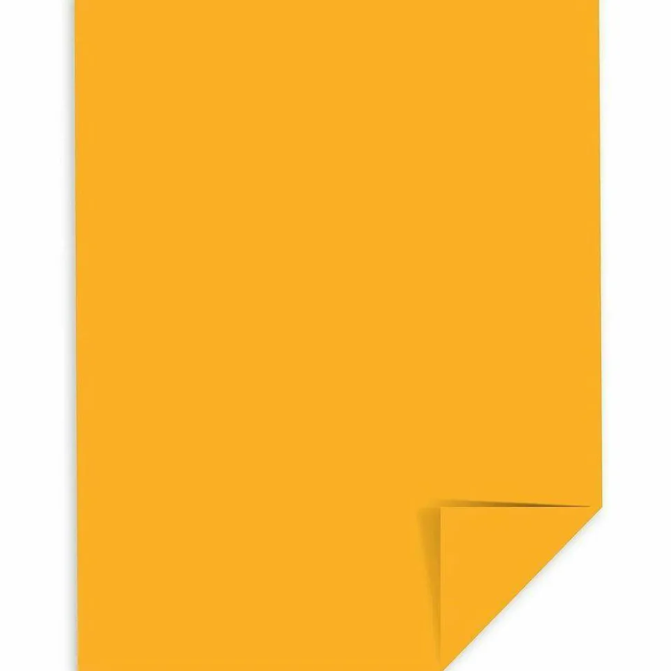 Astrobrights Color Card Stock, Gold, Letter (8.5" x 11"), 65 lb, Pack Of 250
