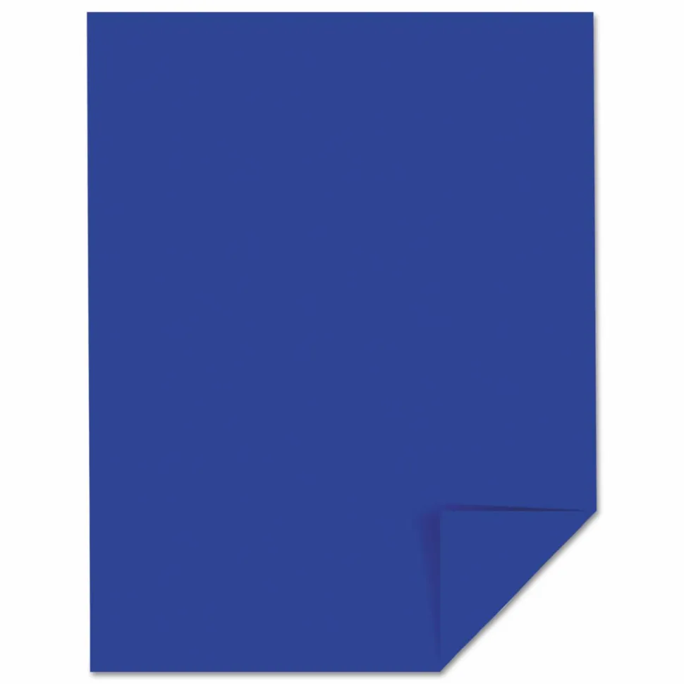 Astrobrights Color Cardstock, 65 lb Cover Weight, 8.5 x 11, Blast-Off Blue, 250/Pack