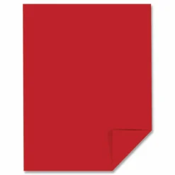 Astrobrights Color Cardstock, 65 lb Cover Stock, 8.5 x 11, Re-Entry Red, 250 Sheets/Ream, 8 Reams/Carton