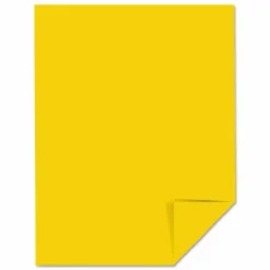Astrobrights Color Cardstock, 65 lb Cover Weight, 8.5 x 11, Sunburst Yellow, 250/Pack