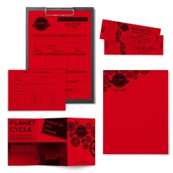 Astrobrights Color Multi-Use Printer & Copy Paper, 1 Ream, Re-Entry Red, Letter (8.5