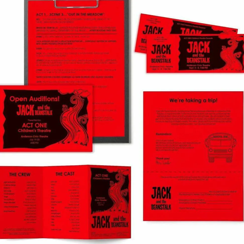 Astrobrights Color Multi-Use Printer & Copy Paper, 1 Ream, Re-Entry Red, Letter (8.5" x 11"), 500 Sheets Per Ream, 24 Lb, 94 Brightness