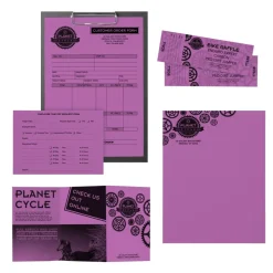 Astrobrights Color Multi-Use Printer & Copy Paper, 1 Ream, Planetary Purple, Letter (8.5" x 11"), 500 Sheets Per Ream, 24 Lb, 94 Brightness