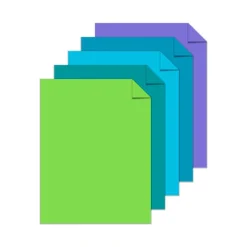 Astrobrights Color Multi-Use Printer & Copy Paper, 1 Ream, Cool Assortment, Letter (8.5