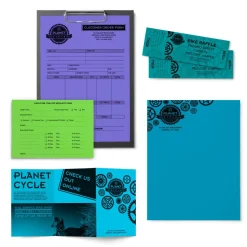 Astrobrights Color Multi-Use Printer & Copy Paper, 1 Ream, Cool Assortment, Letter (8.5