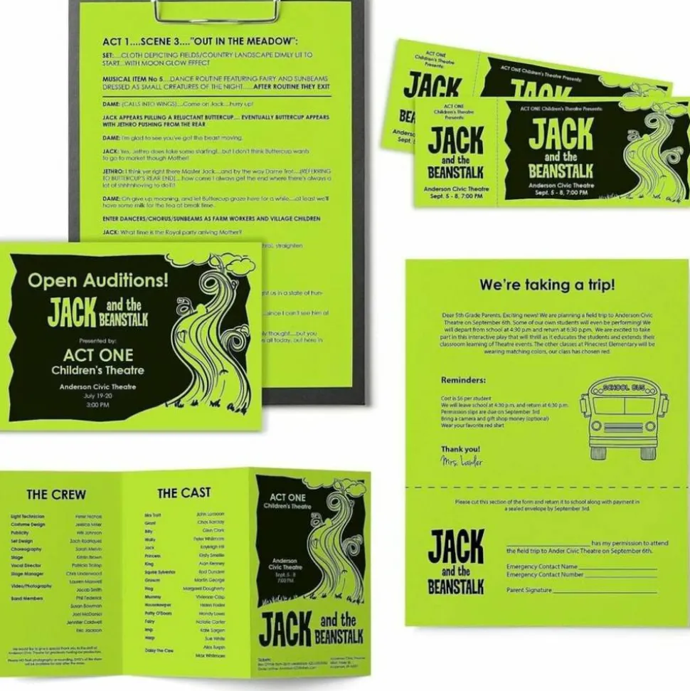 Astrobrights Color Multi-Use Printer & Copy Paper, 1 Ream, Green, Letter (8.5" x 11"), 500 Sheets Per Ream, 24 Lb, 94 Brightness