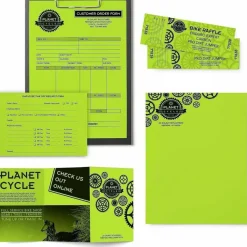 Astrobrights Color Multi-Use Printer & Copy Paper, 1 Ream, Green, Letter (8.5