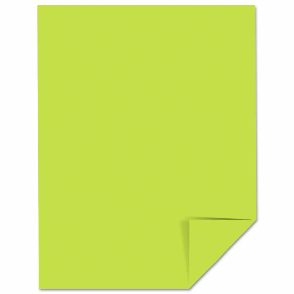 Astrobrights Color Multi-Use Printer & Copy Paper, 1 Ream, Green, Letter (8.5" x 11"), 500 Sheets Per Ream, 24 Lb, 94 Brightness