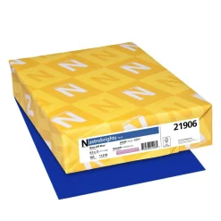 Astrobrights Color Multi-Use Printer & Copy Paper, 1 Ream, Blast-Off Blue, Letter (8.5