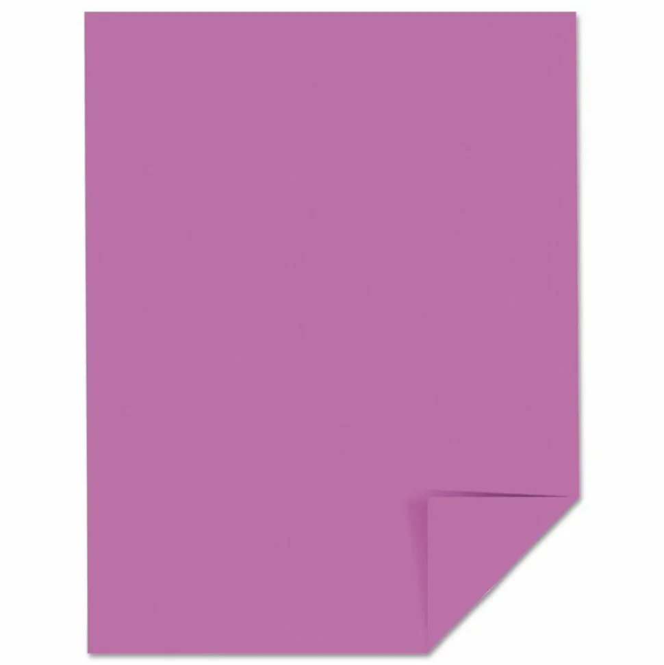 Astrobrights Color Multi-Use Printer & Copy Paper, 1 Ream, Outrageous Orchid, Letter (8.5" x 11"), 500 Sheets Per Ream, 24 Lb, 94 Brightness