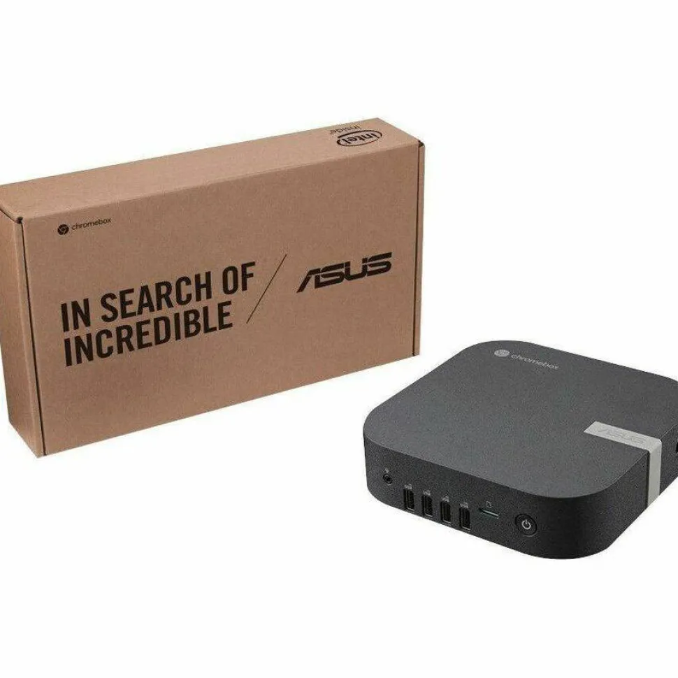 Asus Chromebox 5a CHROMEBOX5A-SC081UN Chromebox - Intel Celeron 7305 - 8 GB - 128 GB SSD - Mini PC - Eco Black