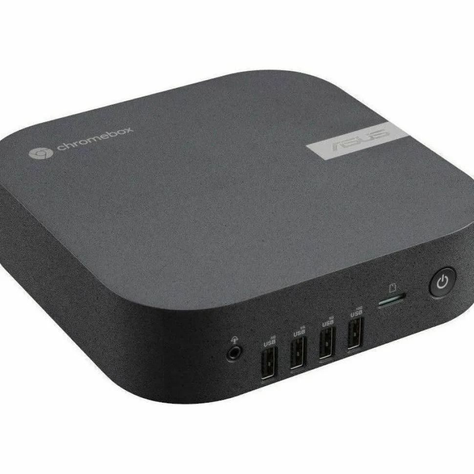 Asus Chromebox 5a CHROMEBOX5A-SC081UN Chromebox - Intel Celeron 7305 - 8 GB - 128 GB SSD - Mini PC - Eco Black