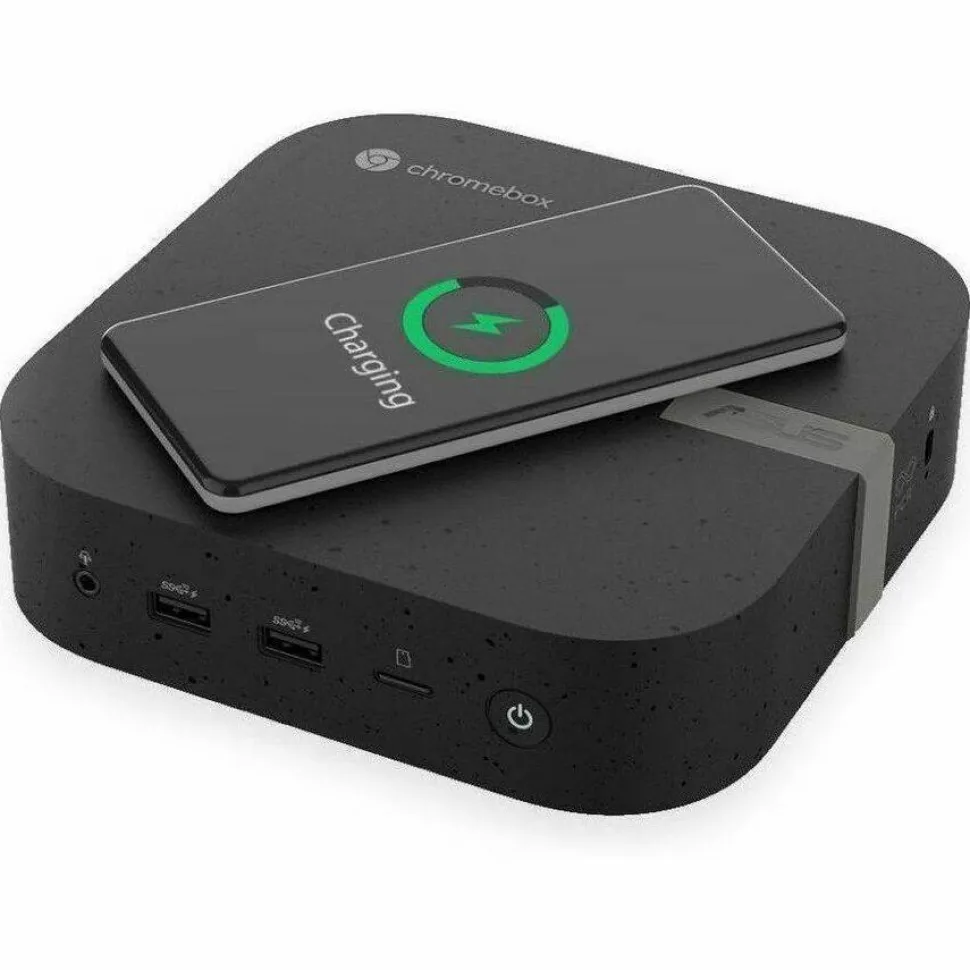 Asus Chromebox 5a CHROMEBOX5A-SC081UN Chromebox - Intel Celeron 7305 - 8 GB - 128 GB SSD - Mini PC - Eco Black