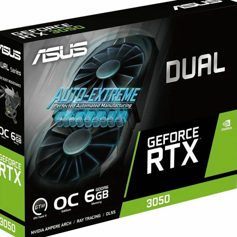 Asus NVIDIA GeForce RTX 3050 Graphic Card - 6 GB GDDR6