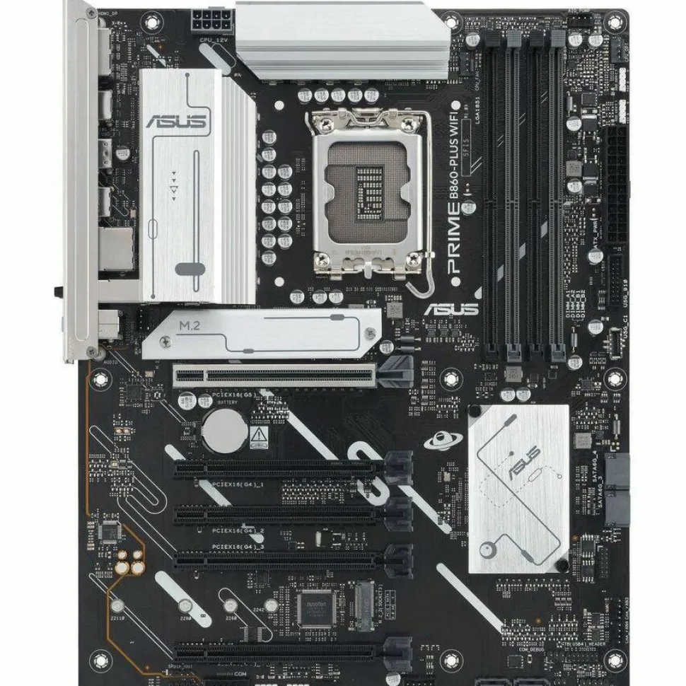 Asus Prime B860-PLUS WIFI-CSM Desktop Motherboard - Intel B860 Chipset - Socket LGA-1851 - ATX