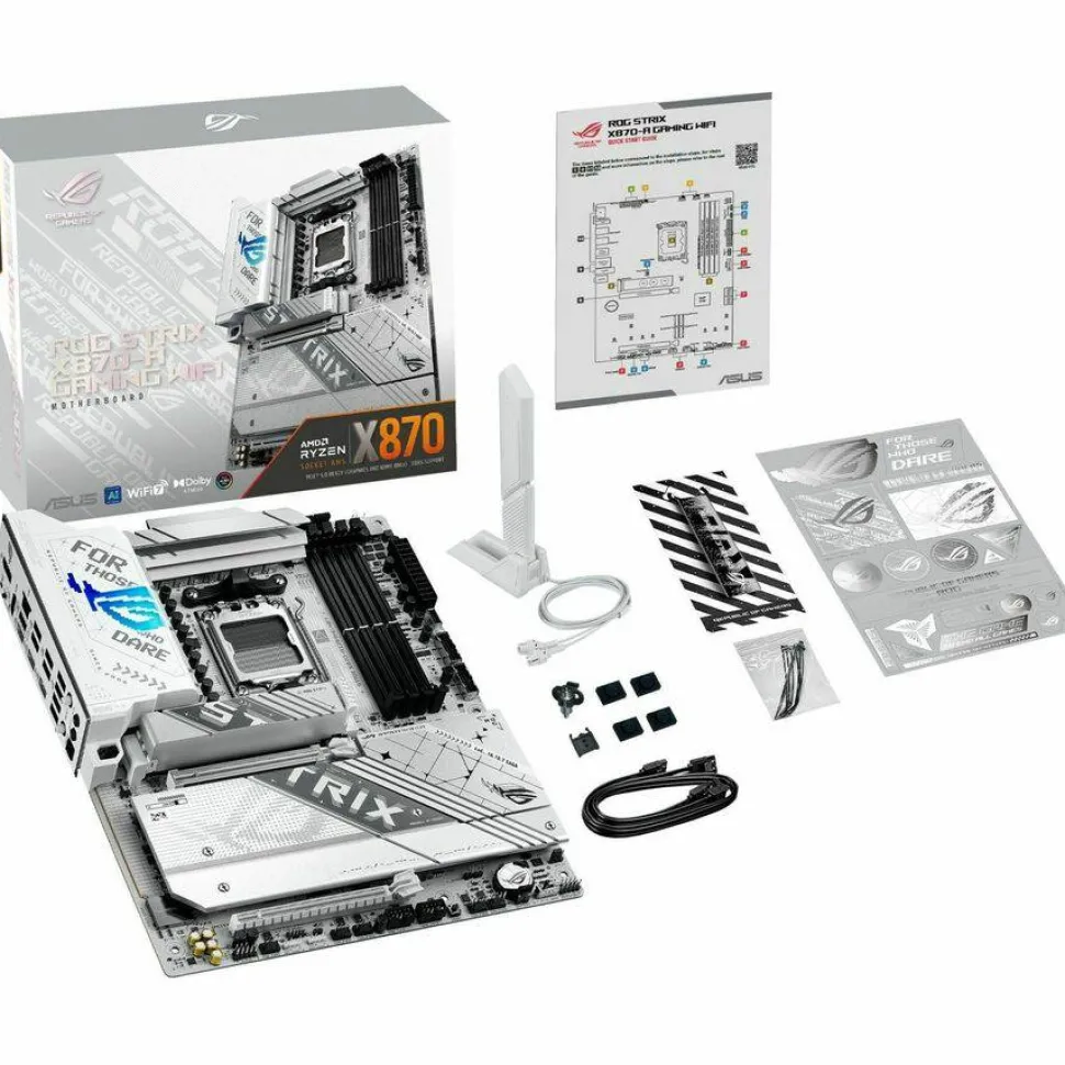 Asus ROG Strix X870-A GAMING WIFI Gaming Desktop Motherboard - AMD X870 Chipset - Socket AM5 - ATX