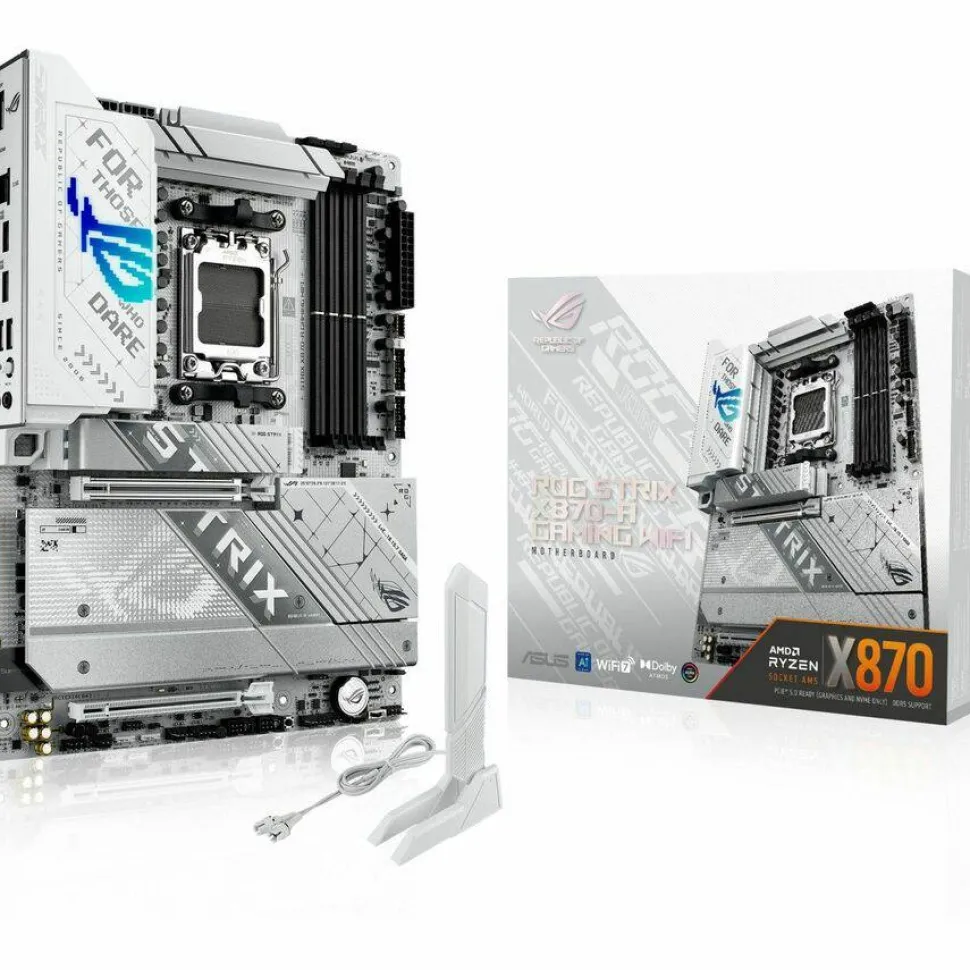 Asus ROG Strix X870-A GAMING WIFI Gaming Desktop Motherboard - AMD X870 Chipset - Socket AM5 - ATX