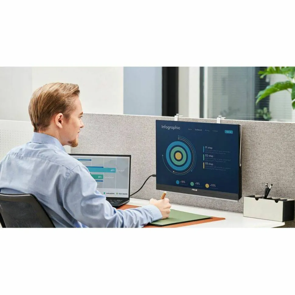 Asus ZenScreen MB229CF 22" Class Full HD LED Monitor - 16:9