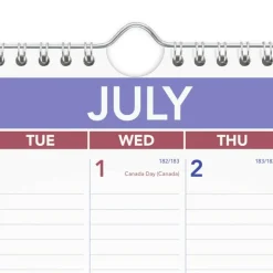 AT-A-GLANCE Academic 2026-2027 Monthly Wall Calendar, Medium, 12