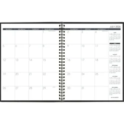 AT-A-GLANCE Academic 2026-2027 18-Month Monthly Planner, Black, Medium, 7