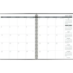 AT-A-GLANCE Academic 2026-2027 18-Month Monthly Planner, Black, Large, 9" x 11", 2026 to 2027 Calendar