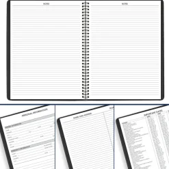 AT-A-GLANCE Academic 2026-2027 Weekly Appointment Book Planner, Black, Large, 8 1/4