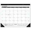 AT-A-GLANCE Academic Year Ruled Desk Pad, 21.75 x 17, White Sheets, Black Binding, Black Corners, 16-Month: Sept 2026 to Dec 2027, 2027 Calendar